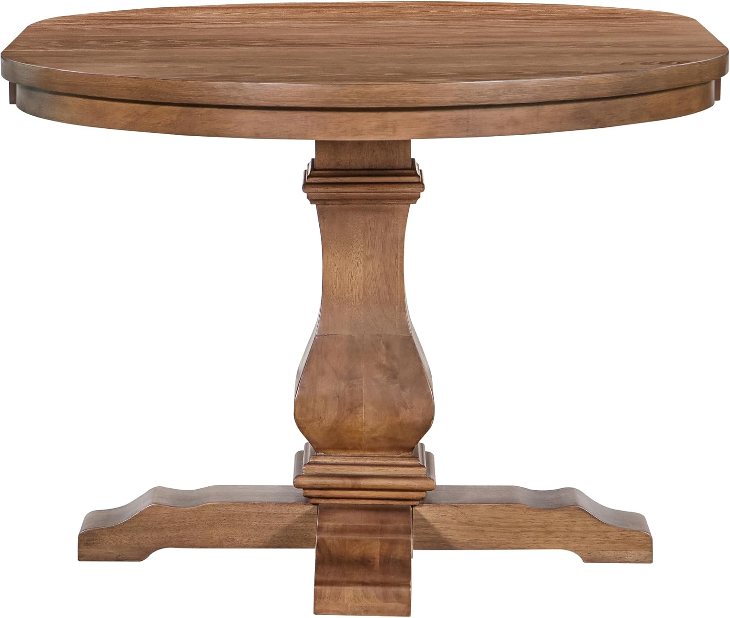 Walnut Vintage Oval Extendable Dining Table for 6