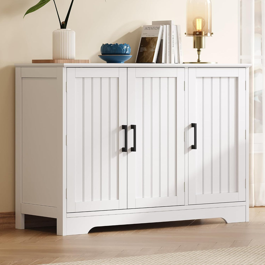 White Modern Coffee Bar Sideboard