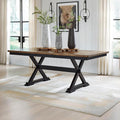 Dark Mango Butterfly Leaf Extendable Table